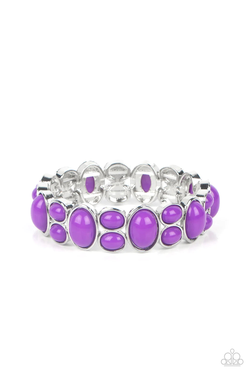 Tic Tac Dance - Purple Bracelet - Paparazzi Accessories - Alies Bling Bar