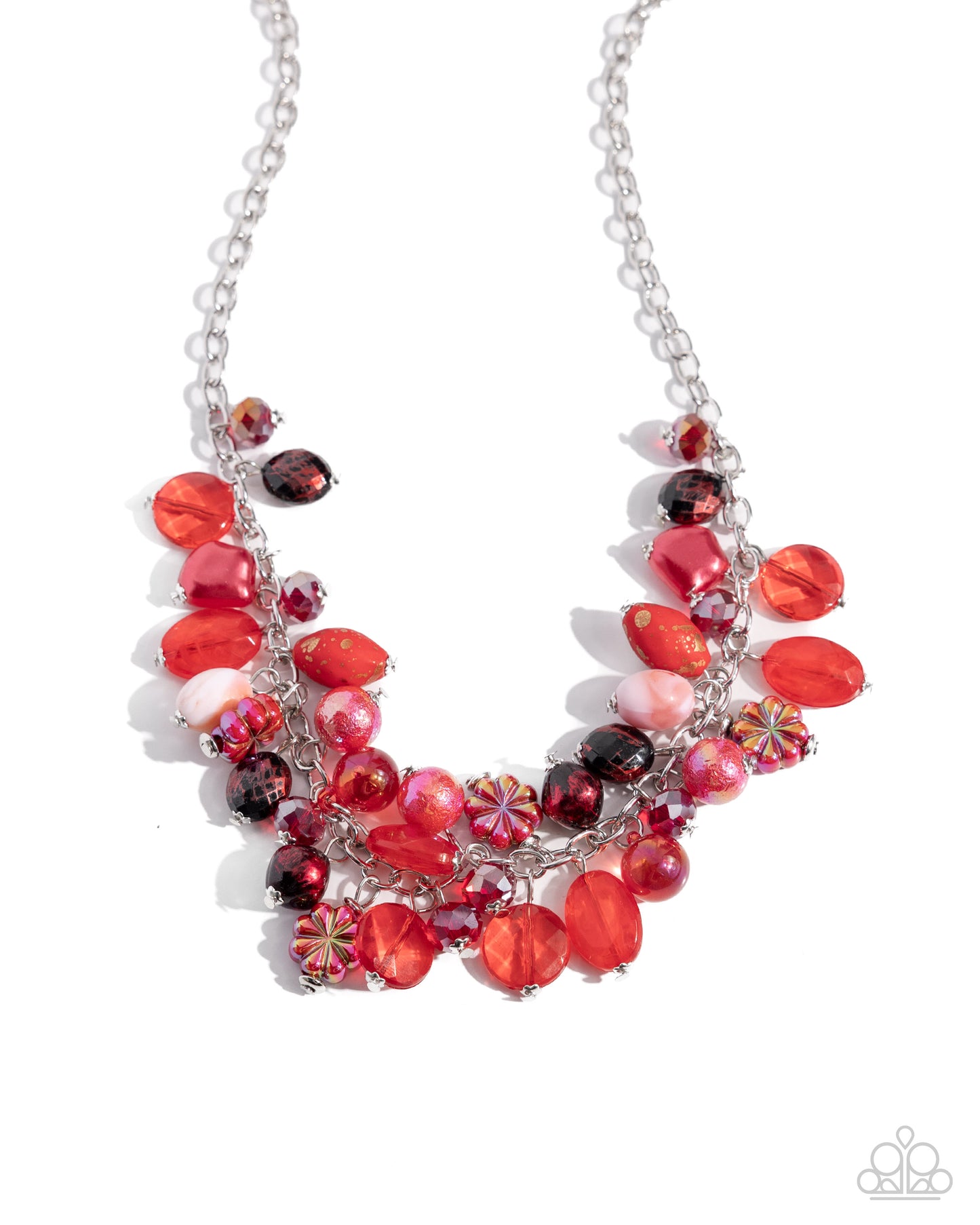 Offbeat Ofrenda - Red Necklace - Paparazzi Accessories - Alies Bling Bar