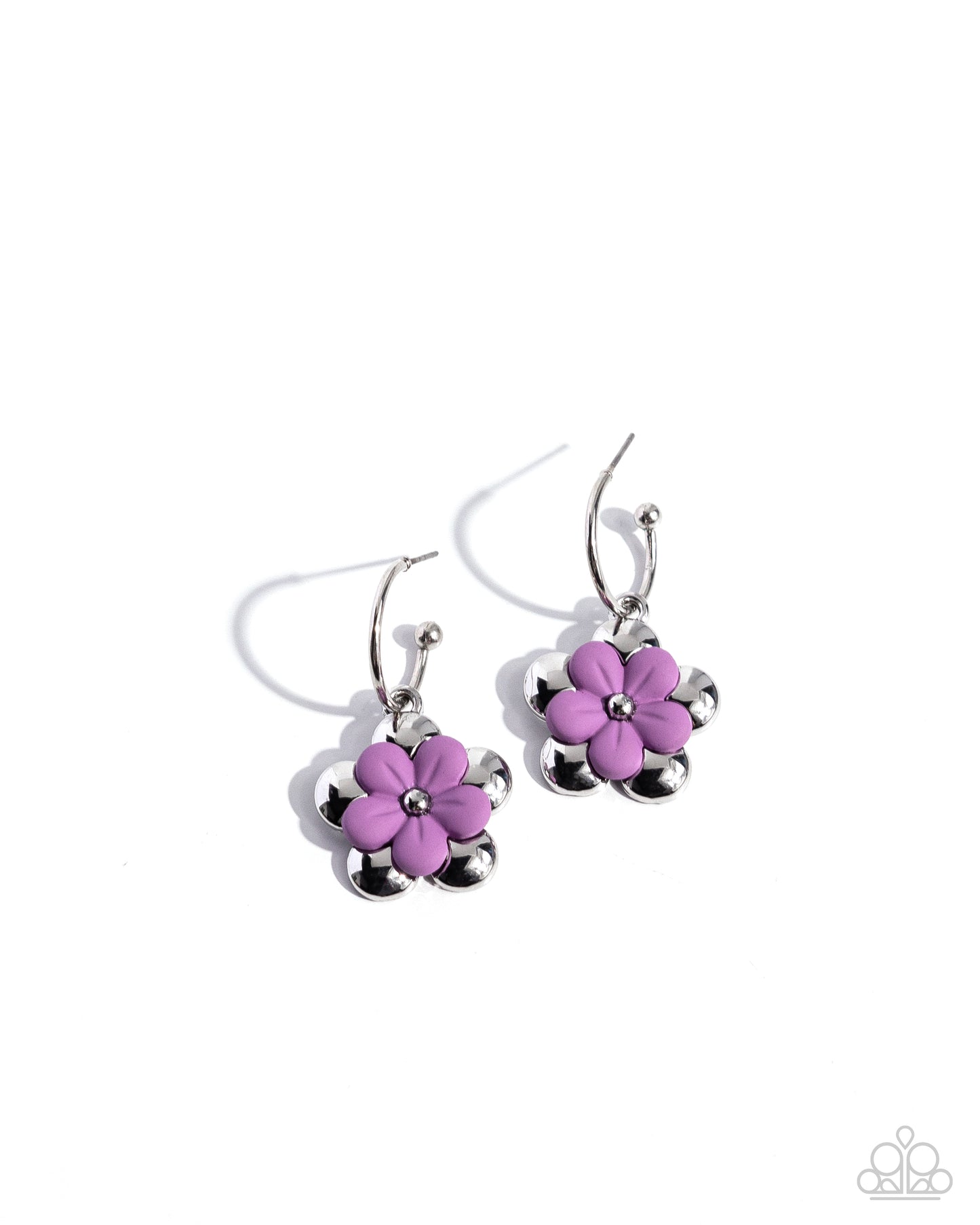 Horticultural Haute - Purple Earrings - Paparazzi Accessories - Alies Bling Bar