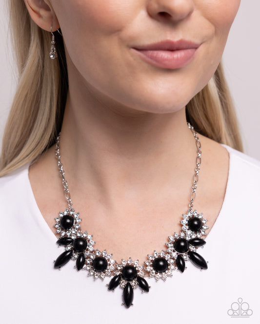 Flair for the Feminine - Black Necklace - Paparazzi Accessories - Alies Bling Bar