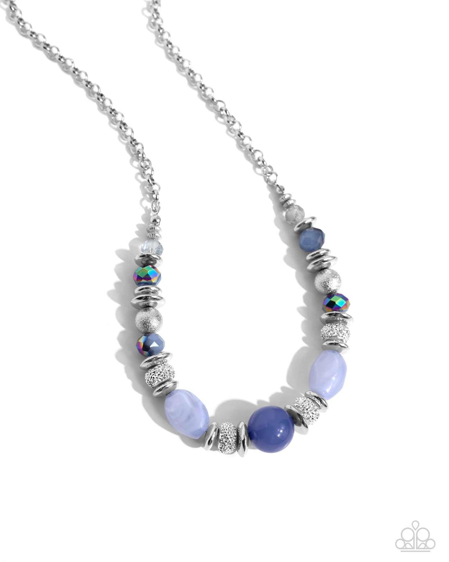 Refined Redux - Blue Necklace - Paparazzi Accessories - Alies Bling Bar