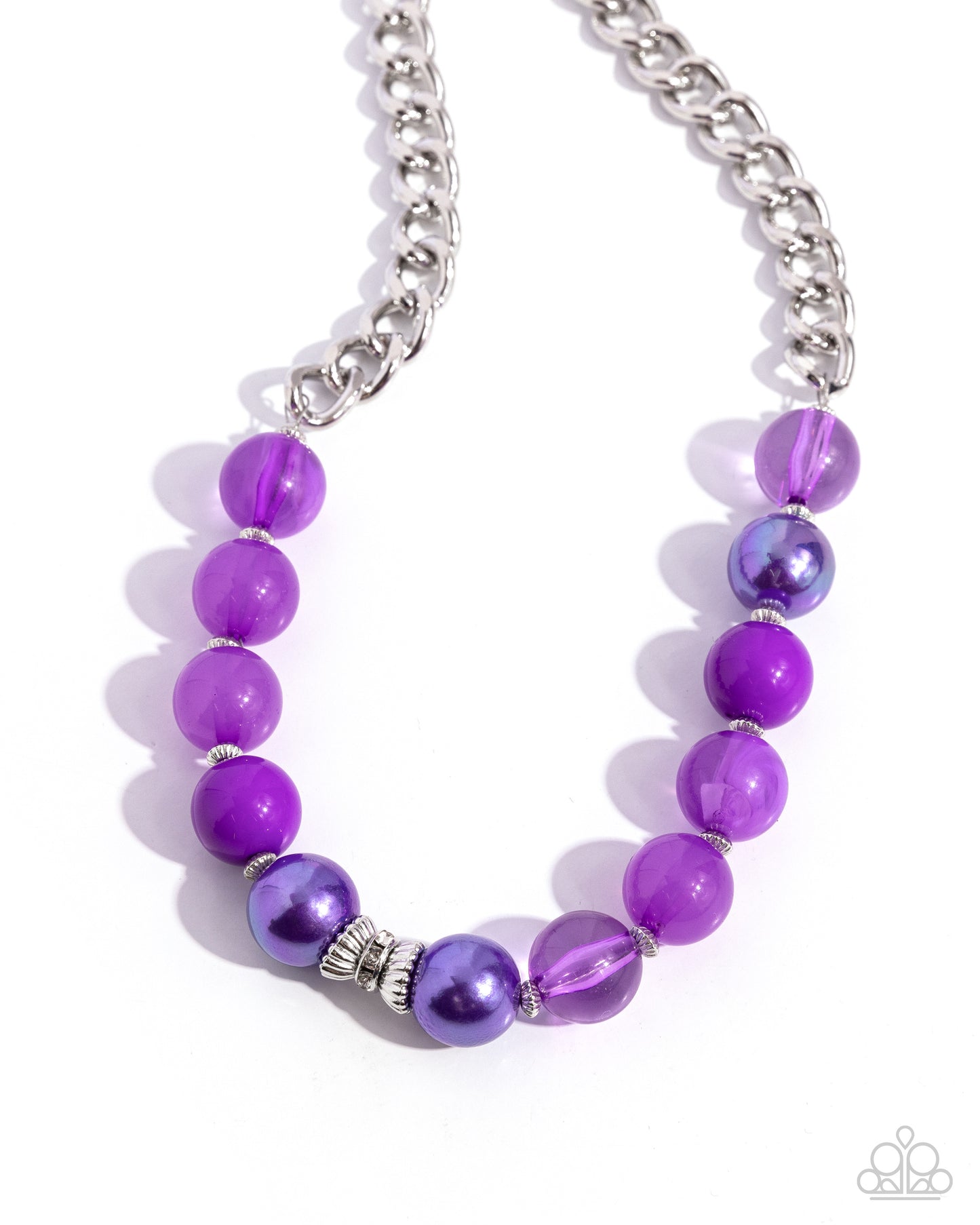 Opulent Opacities - Purple Necklace - Paparazzi Accessories - Alies Bling Bar