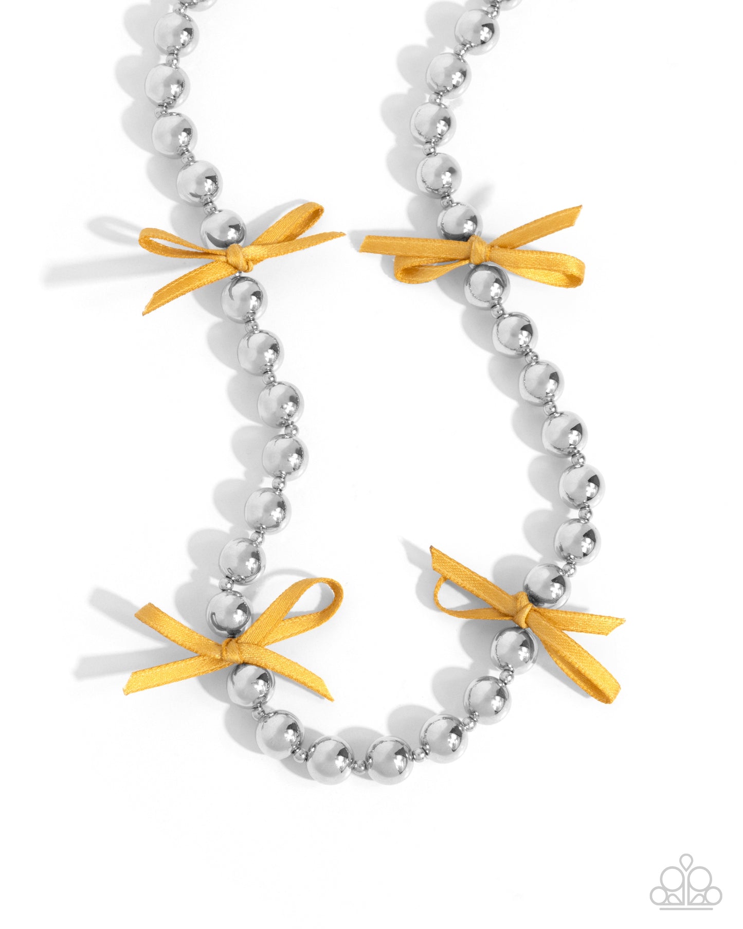 Elegant Event - Yellow Necklace - Paparazzi Accessories - Alies Bling Bar