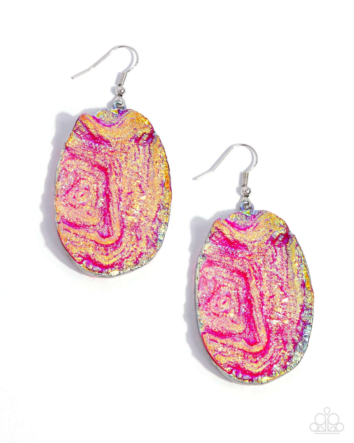 Artistic Avenue - Pink Earrings - Paparazzi Accessories - Alies Bling Bar