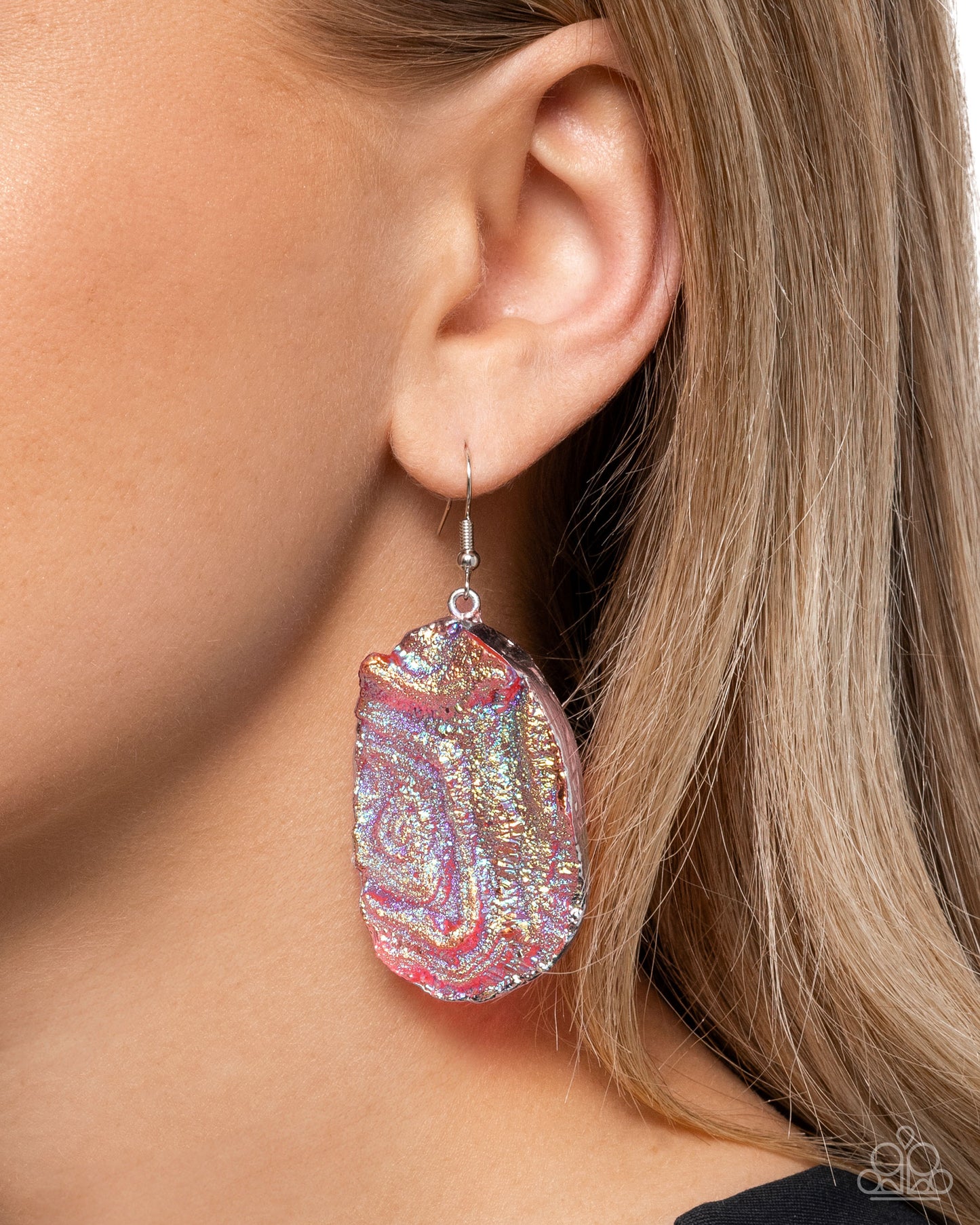 Artistic Avenue - Pink Earrings - Paparazzi Accessories - Alies Bling Bar