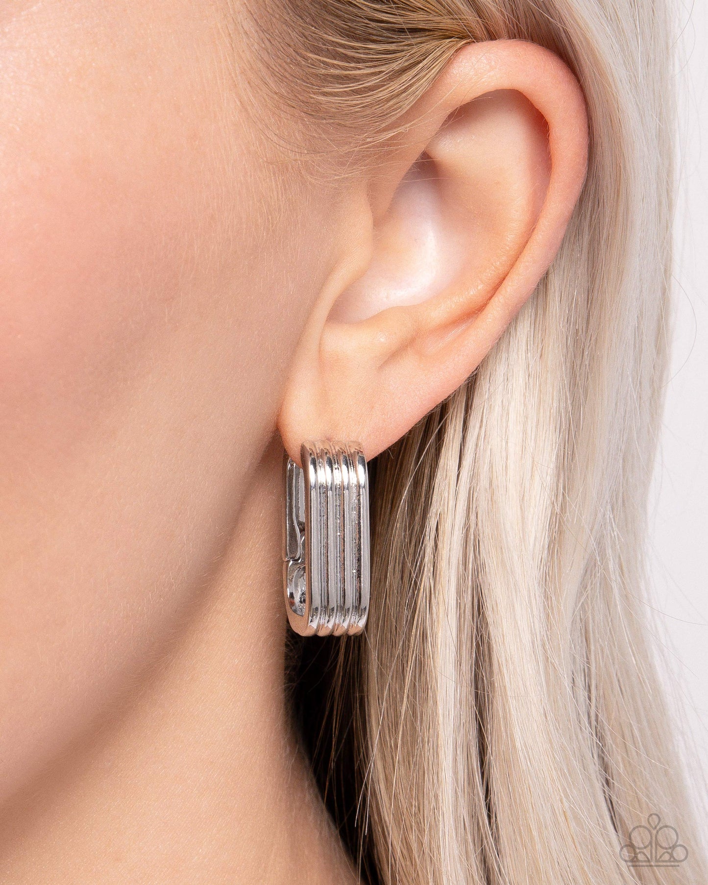 Vendetta Vanity - Silver Earrings - Paparazzi Accessories - Alies Bling Bar