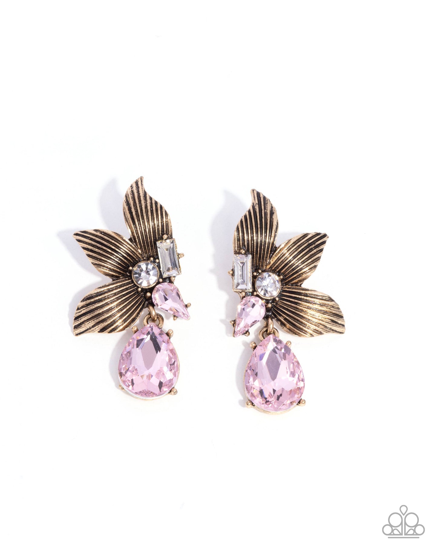 Showstopping Symphony - Pink Earrings - Paparazzi Accessories - Alies Bling Bar