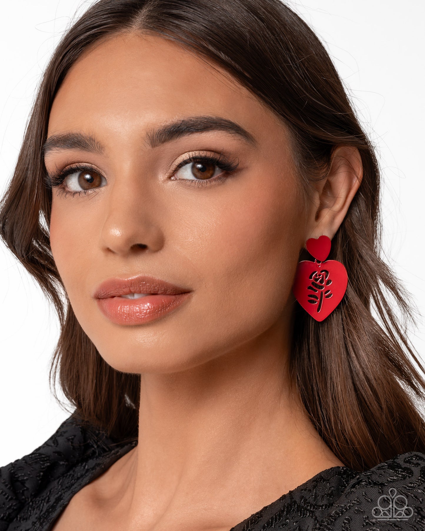 Showstopping Silhouette - Red Earrings - Paparazzi Accessories - Alies Bling Bar