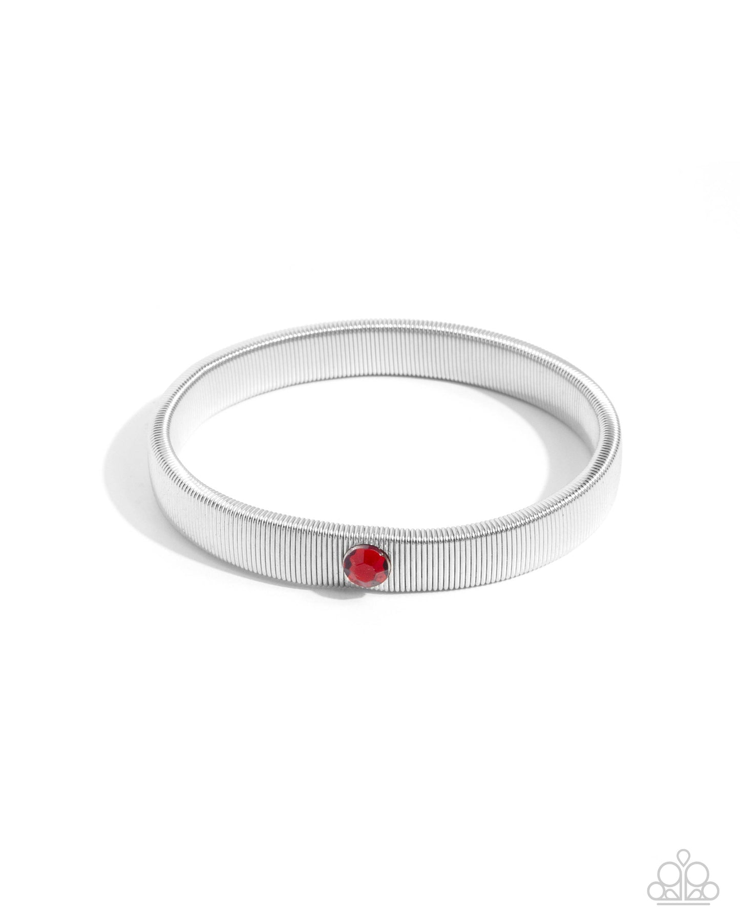 Surprising Solo - Red Bracelet - Paparazzi Accessories - Alies Bling Bar