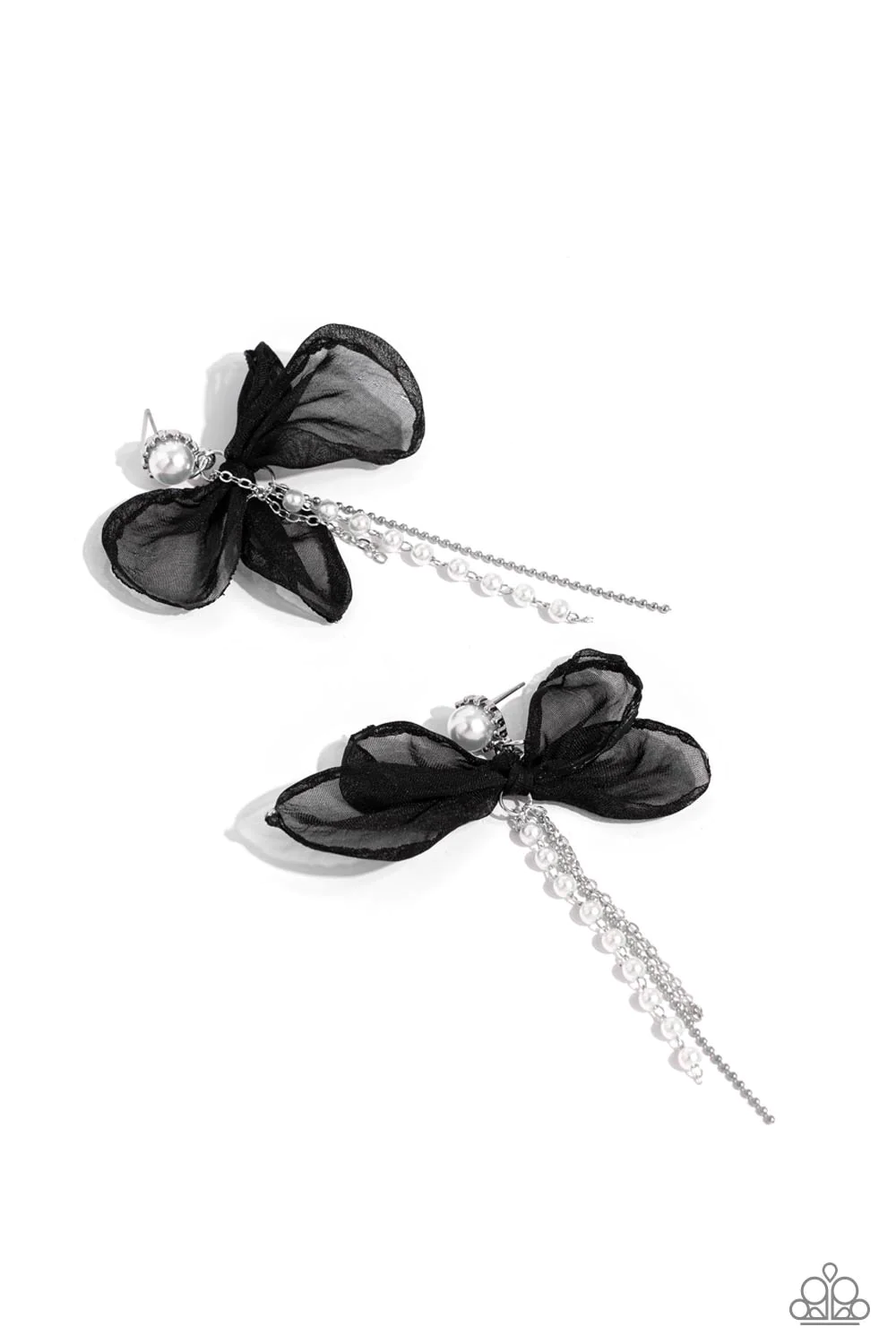 High-Class Heiress - Black Earrings - Paparazzi Accessories - Alies Bling Bar