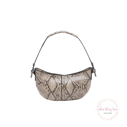 Vintage Chic - Snake Print Bag - WOW WED - Alies Bling Bar