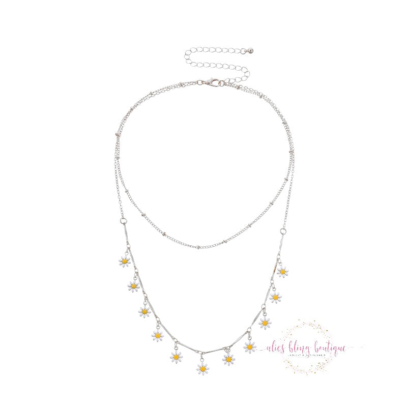 Daisy Chain Necklace - Alies Bling Bar