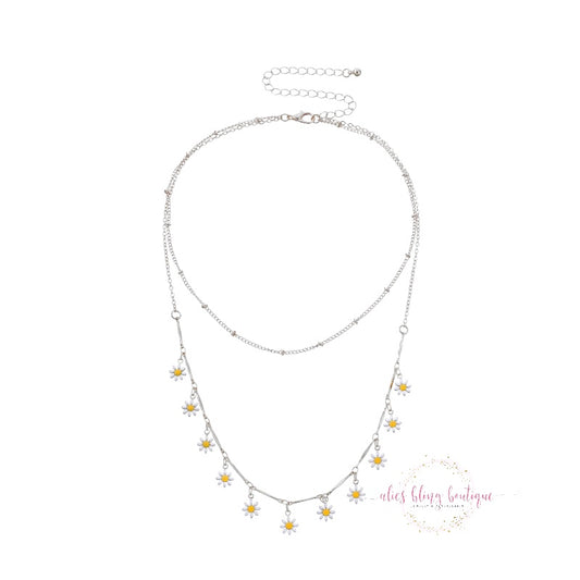 Daisy Chain Necklace - Alies Bling Bar