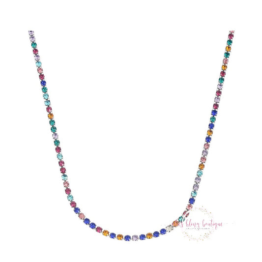 You've Got Sparkle Necklace in Multi - Alies Bling Bar