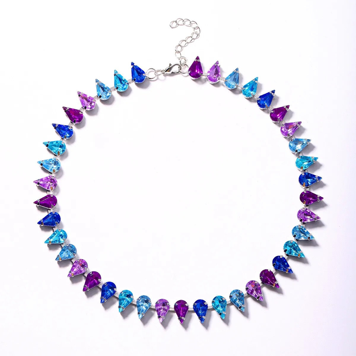 After The Storm Necklace in Blue - Alies Bling Bar