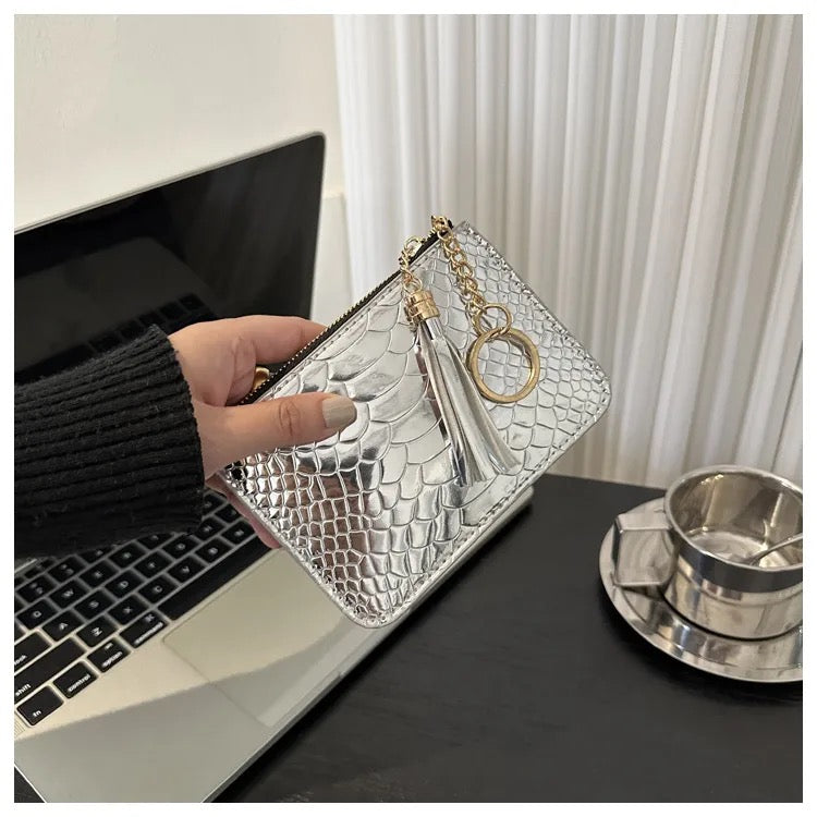 Polished Edge Coin Purse in 4 Colors - Alies Bling Bar