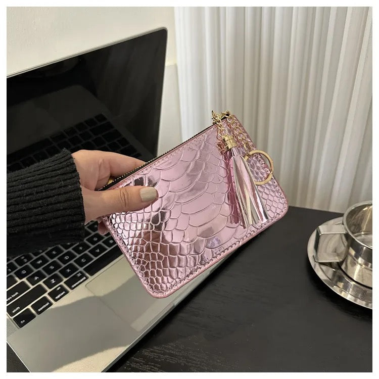 Polished Edge Coin Purse in 4 Colors - Alies Bling Bar