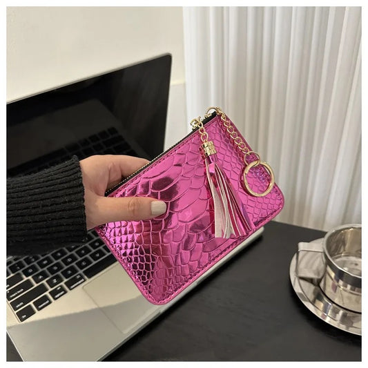 Polished Edge Coin Purse in 4 Colors - Alies Bling Bar