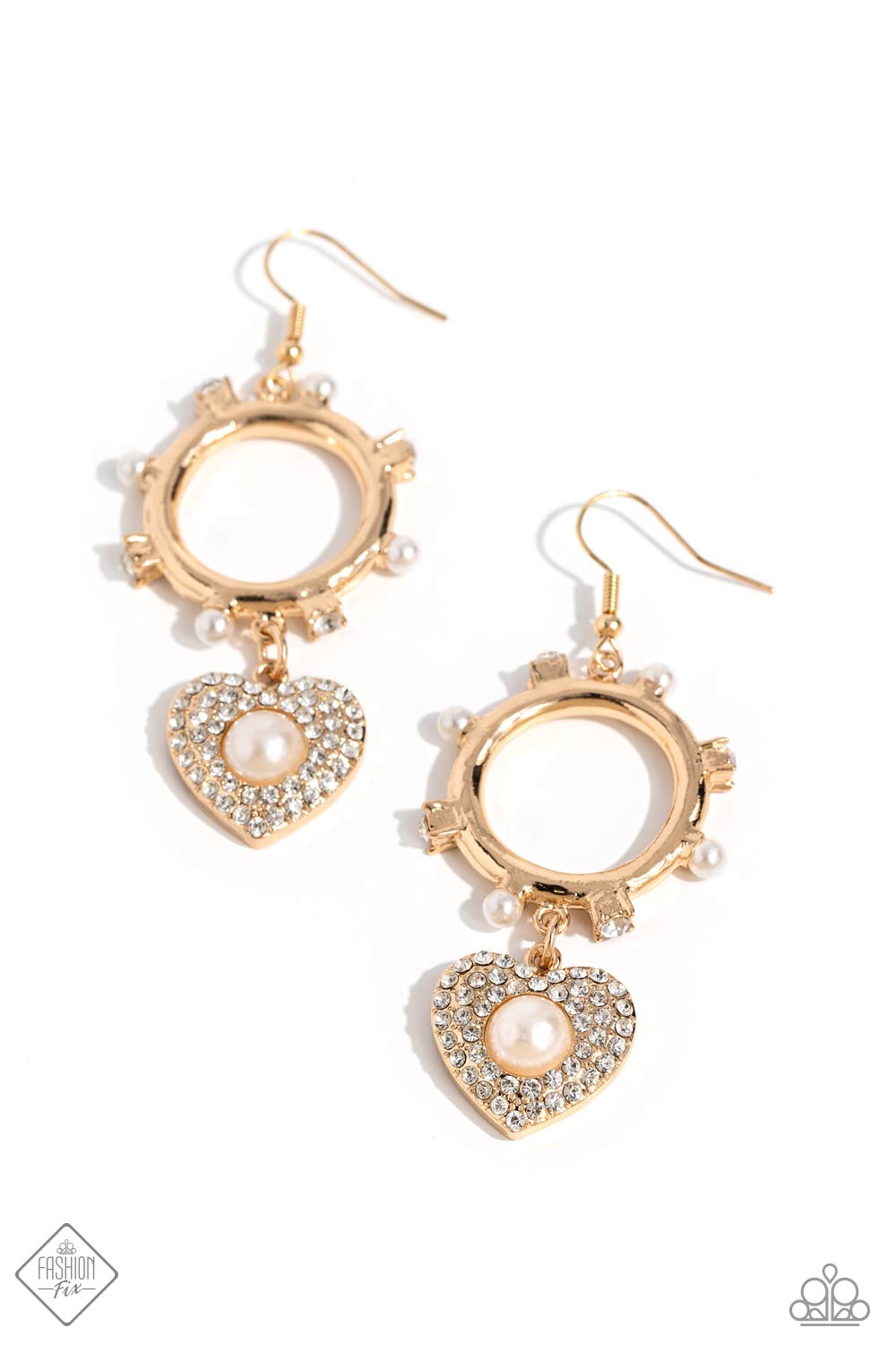 Romantic Relic - Gold Earrings - Paparazzi Accessories - March 2024 Fashion Fix - Alies Bling Bar