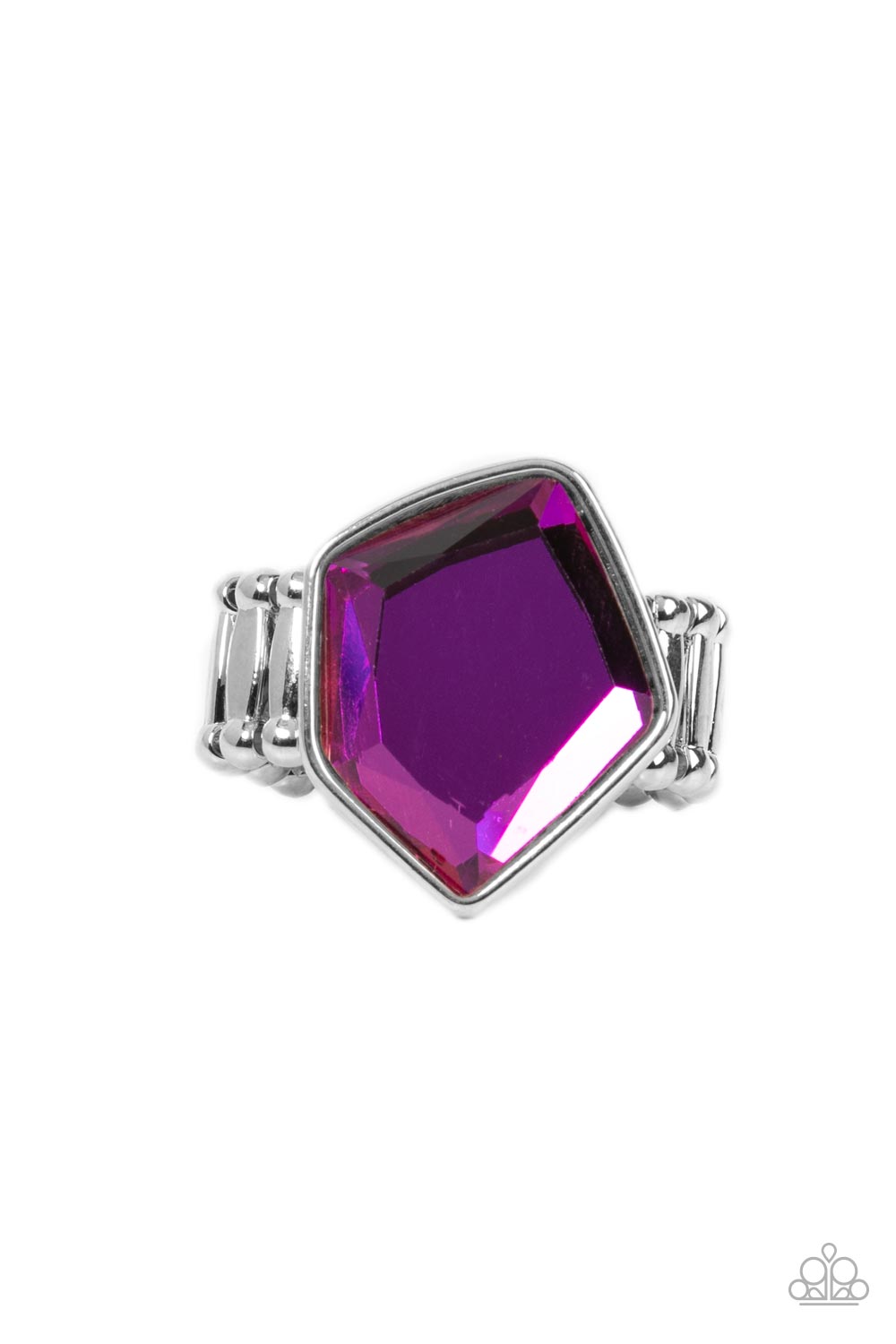 Abstract Escapade - Purple Ring - Paparazzi Accessories - Alies Bling Bar