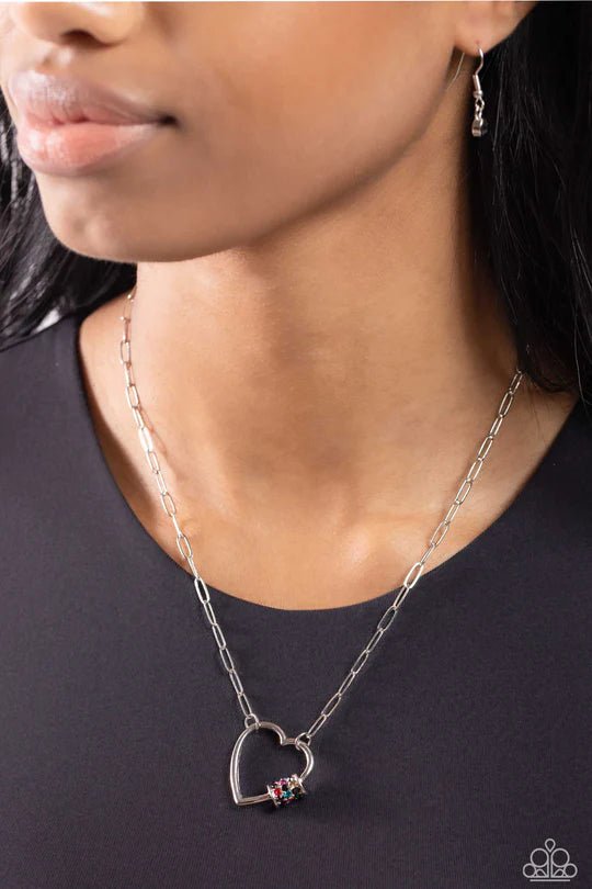 Affectionate Attitude - Black Necklace - Paparazzi Accessories - Alies Bling Bar