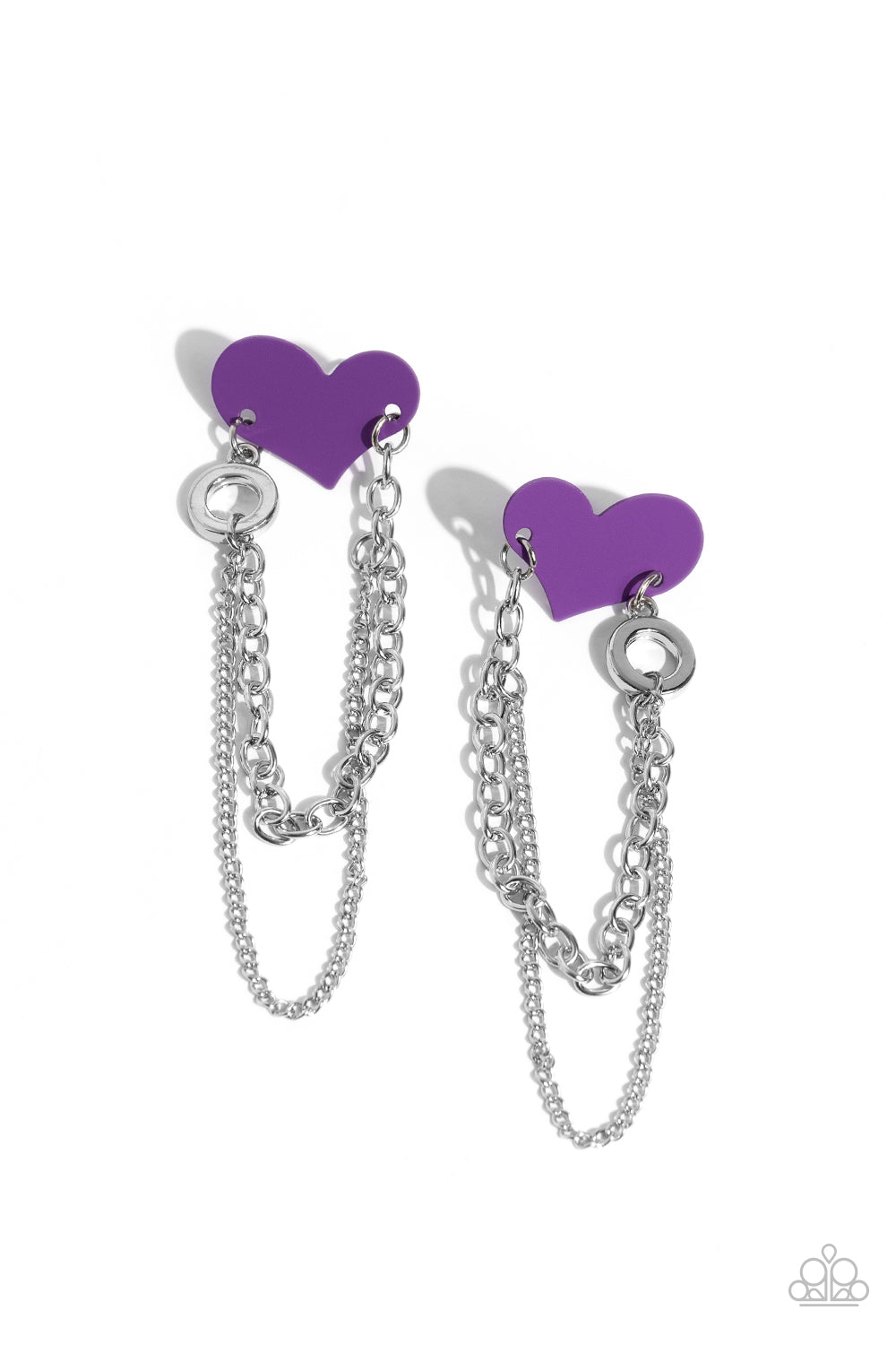 Altered Affection - Purple Earrings - Paparazzi Accessories - Alies Bling Bar