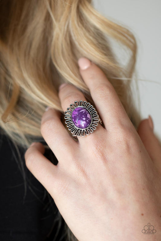 Anasazi Arbor - Purple Ring - Paparazzi Accessories - Alies Bling Bar