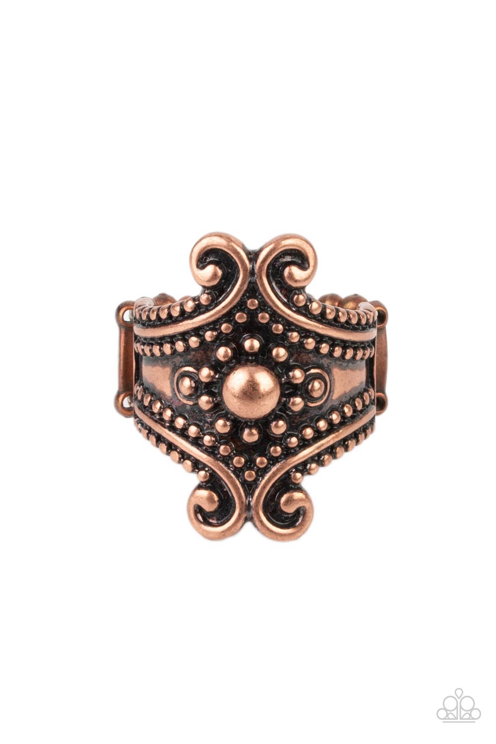 Artisan Artifice - Copper Ring - Paparazzi Accessories - Alies Bling Bar