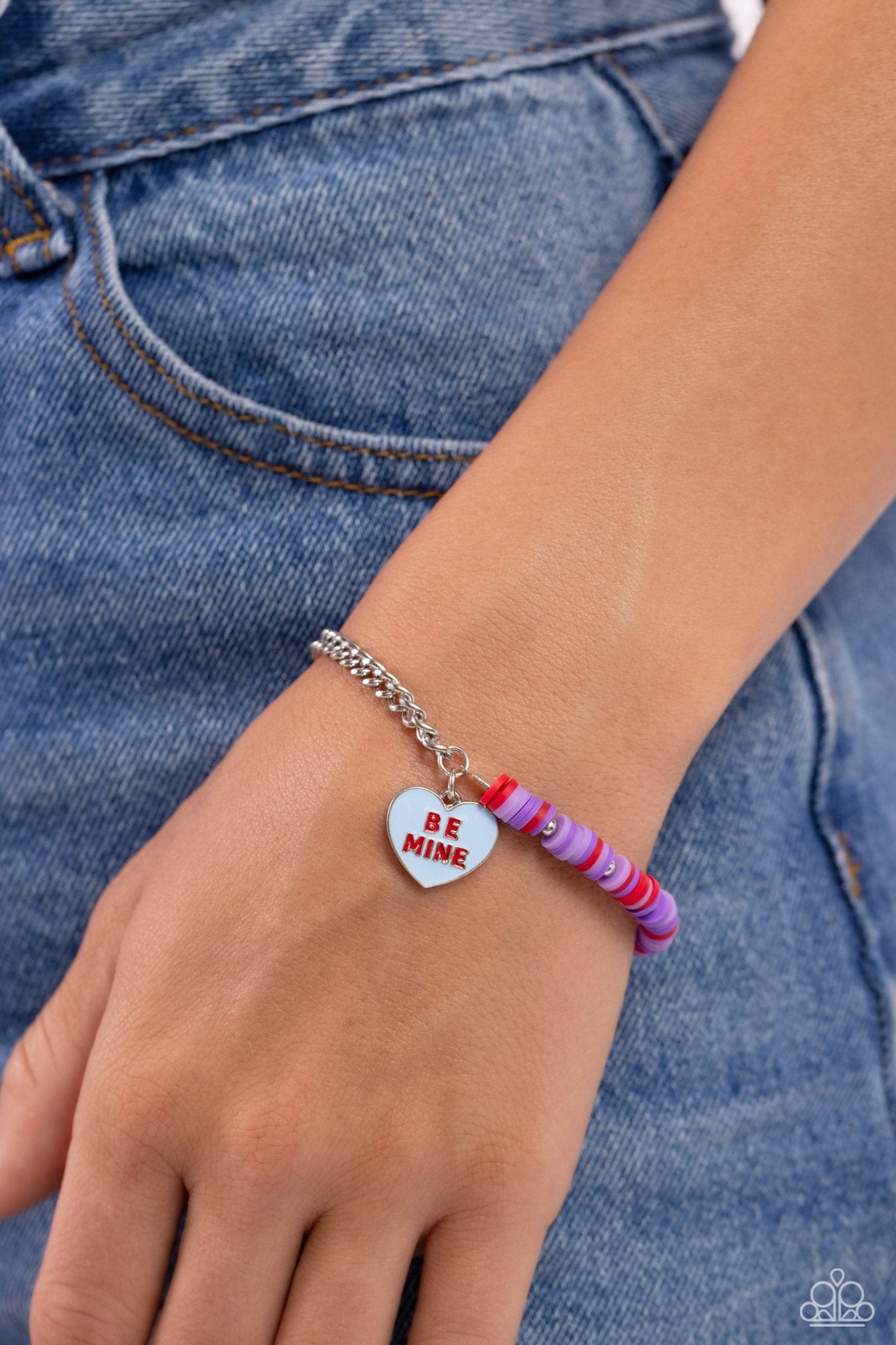 Be Mine Beauty - Multi Bracelet - Paparazzi Accessories - Alies Bling Bar