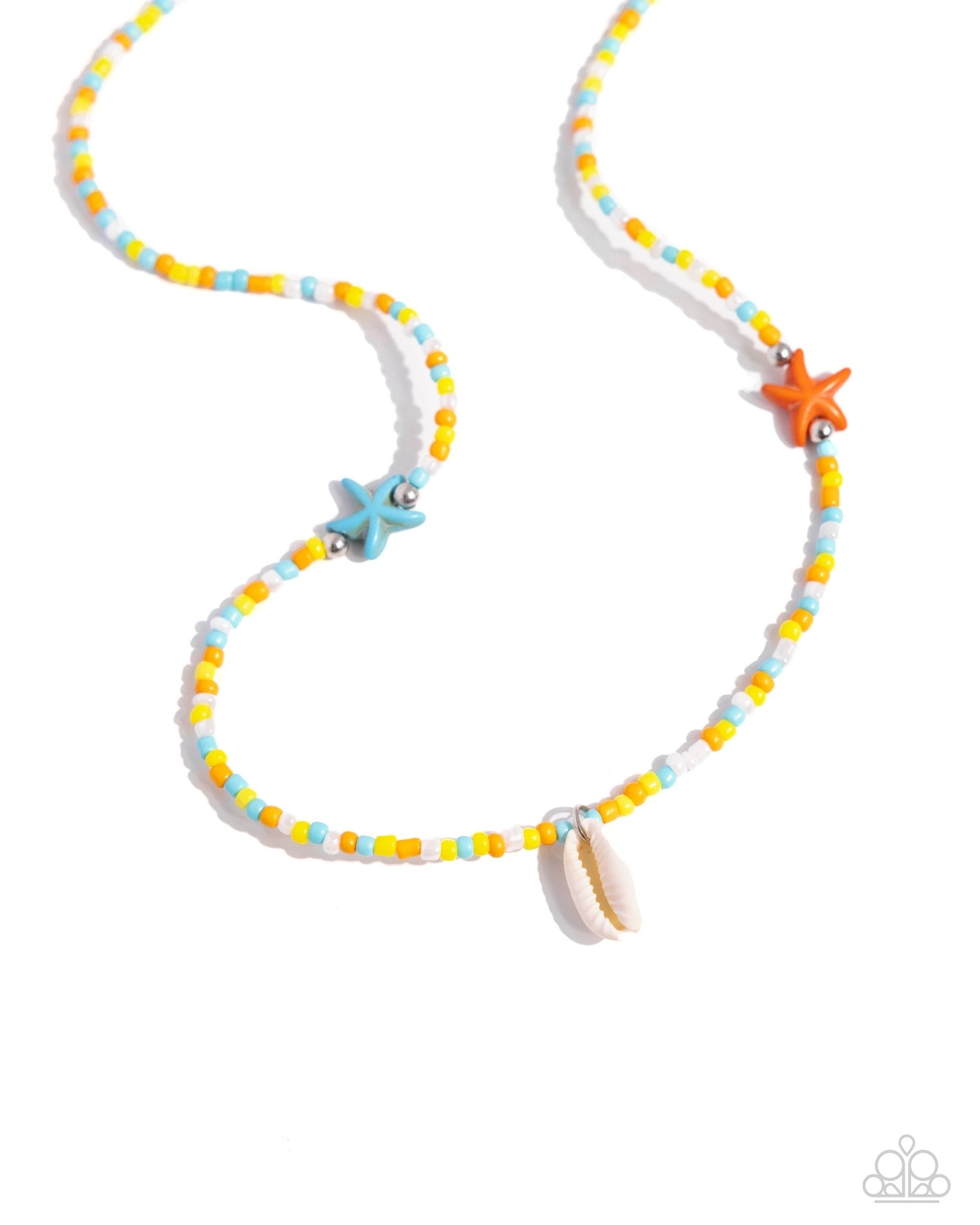 Beachside Beauty - Multi Necklace - Paparazzi Accessories - Alies Bling Bar