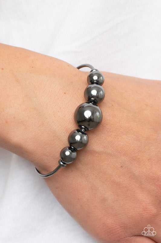 Bead Creed - Black Bracelet - Paparazzi Accessories - Alies Bling Bar