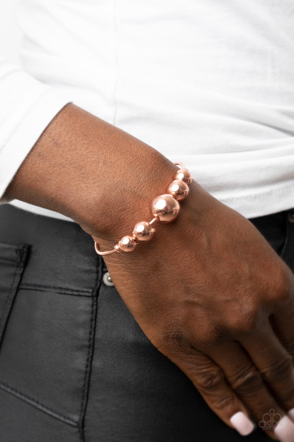 Bead Creed - Copper Bracelet - Paparazzi Accessories - Alies Bling Bar