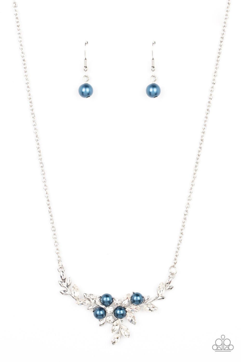 Because Im The Bride - Blue Necklace - Paparazzi Accessories - Alies Bling Bar