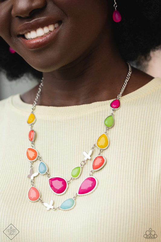 BRIGHT Club - Multi Necklace - Paparazzi Accessories -Fashion Fix - Alies Bling Bar