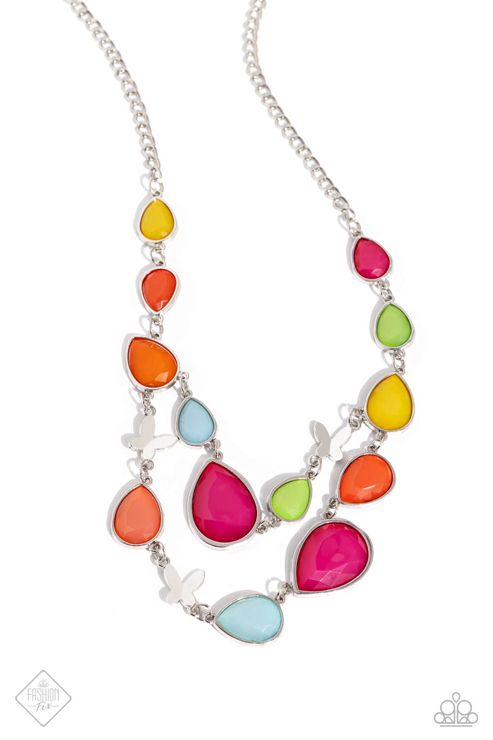 BRIGHT Club - Multi Necklace - Paparazzi Accessories -Fashion Fix - Alies Bling Bar