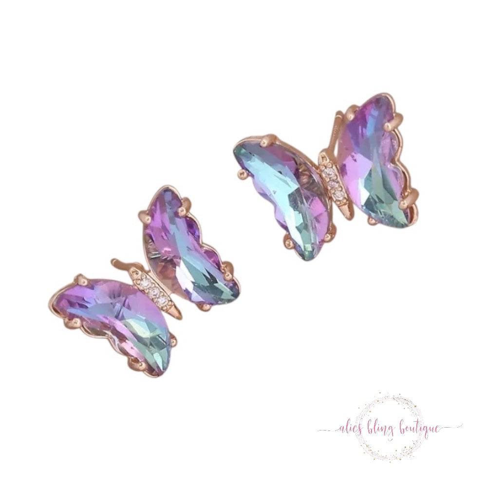 Starlight Flutter - Earrings in Light Purple - WOW WED - Alies Bling Bar