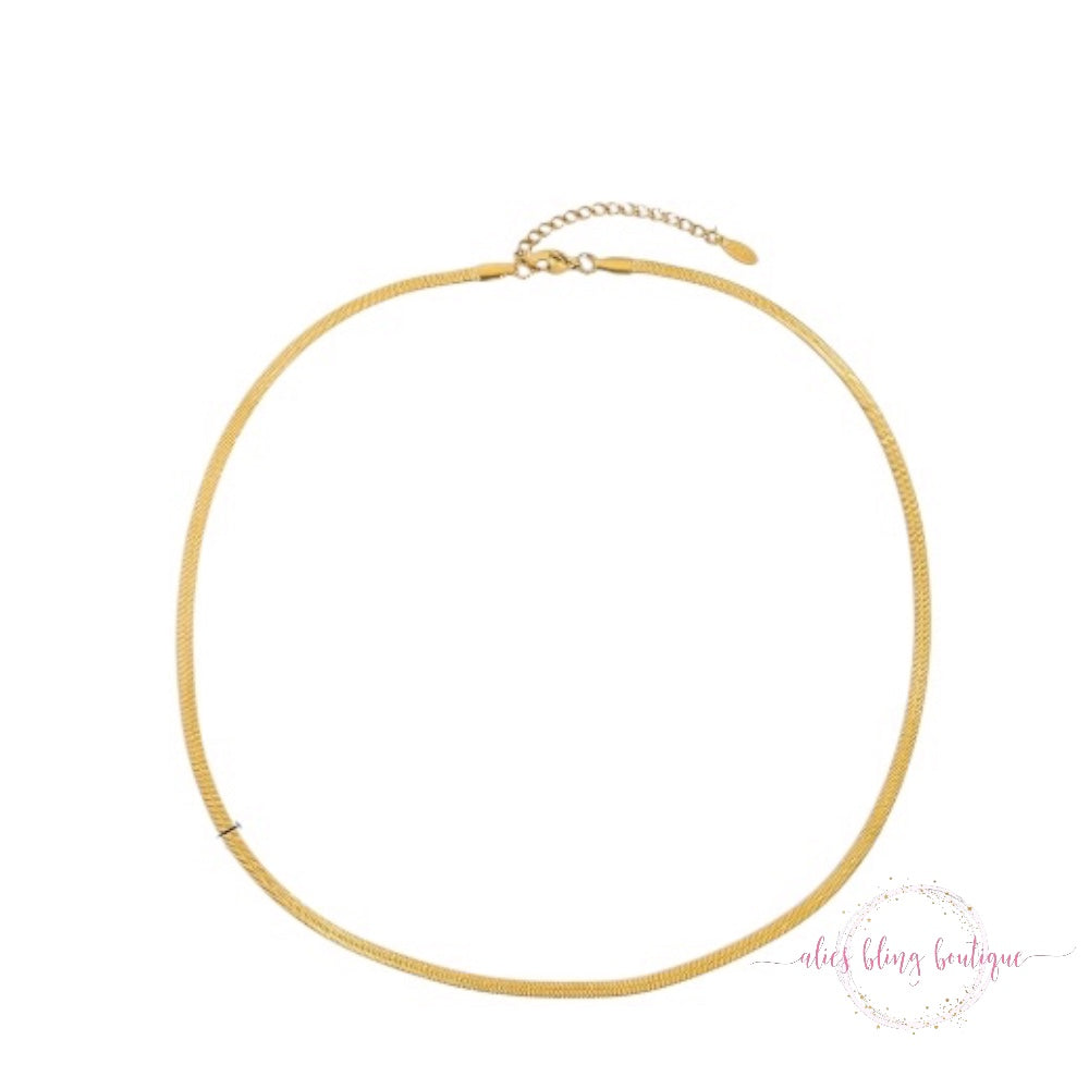 Timeless Grace Necklace 3mm - Alies Bling Bar