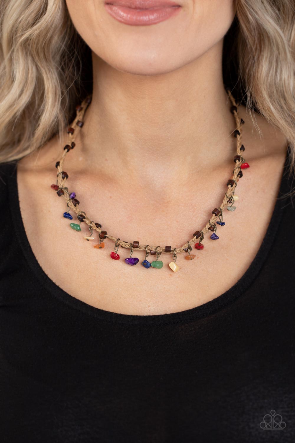 Canyon Voyage - Multi Necklace - Paparazzi Accessories - Alies Bling Bar