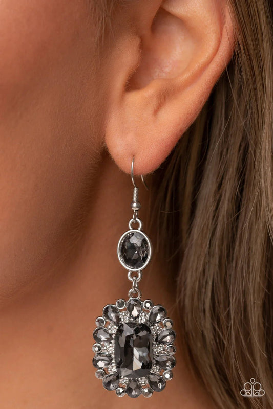 Capriciously Cosmopolitan - Silver Earrings - Paparazzi Accessories - Alies Bling Bar