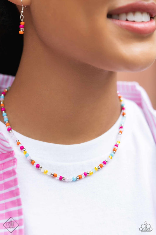 Carnival Confidence - Multi Necklace - Paparazzi Accessories - January 2024 Fashion Fix - Alies Bling Bar