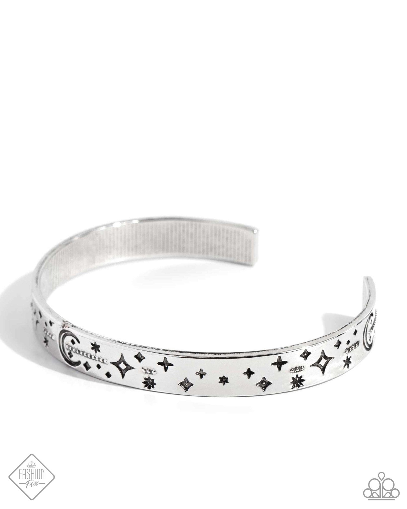 Celestial Captain - Silver Bracelet - Paparazzi Accessories - June 2024 Fashion Fix - Alies Bling Bar