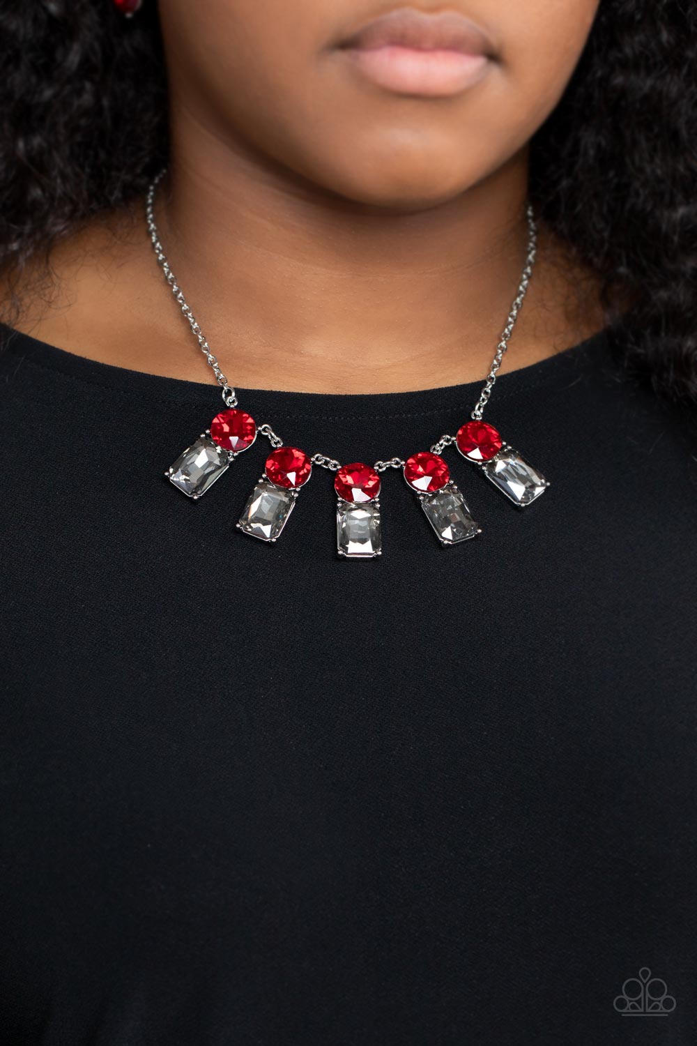 Celestial Royal - Red Necklace - Paparazzi Accessories - Alies Bling Bar