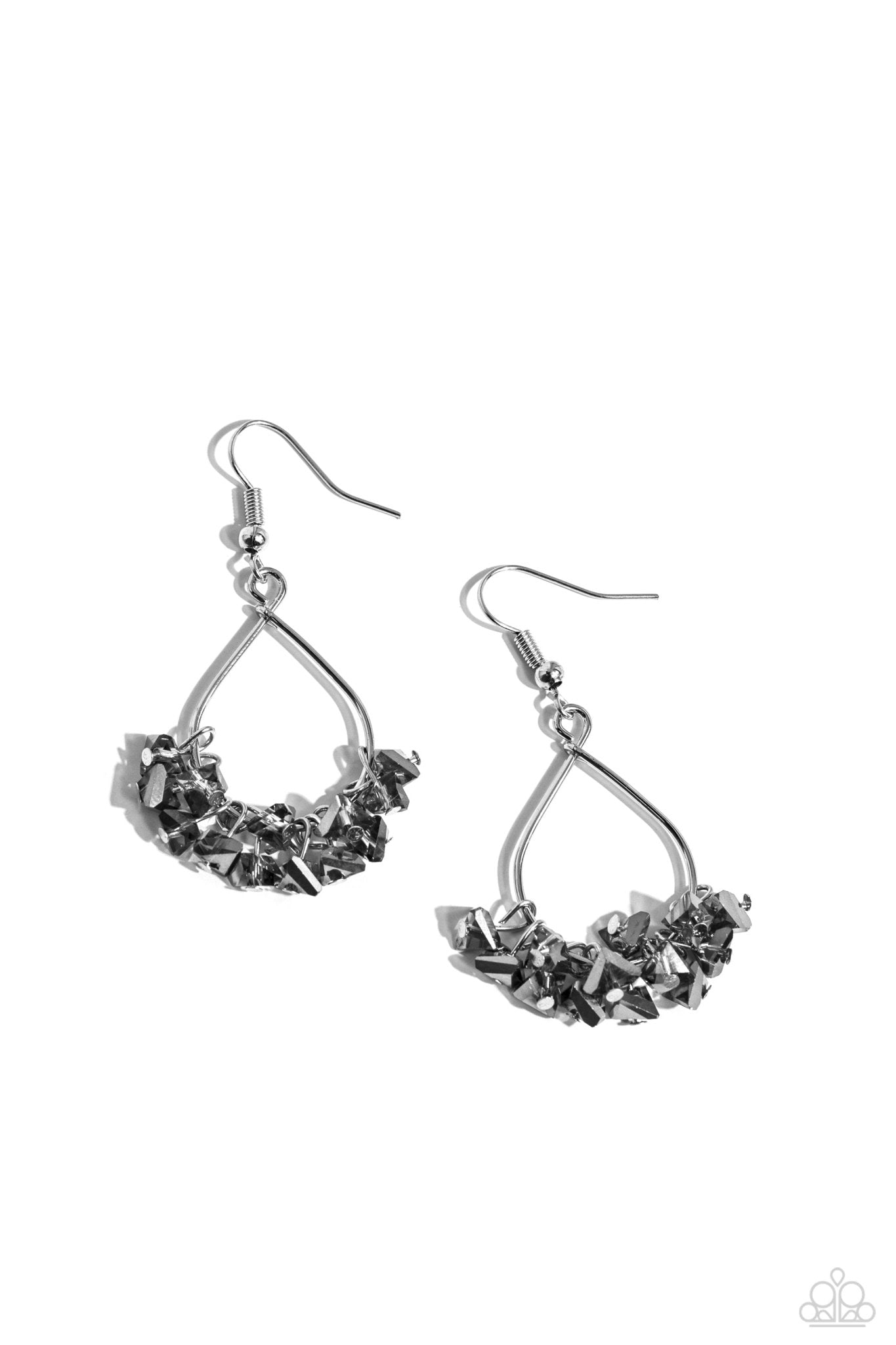 Charm of the Century - Silver Earrings - Paparazzi Accessories - Alies Bling Bar