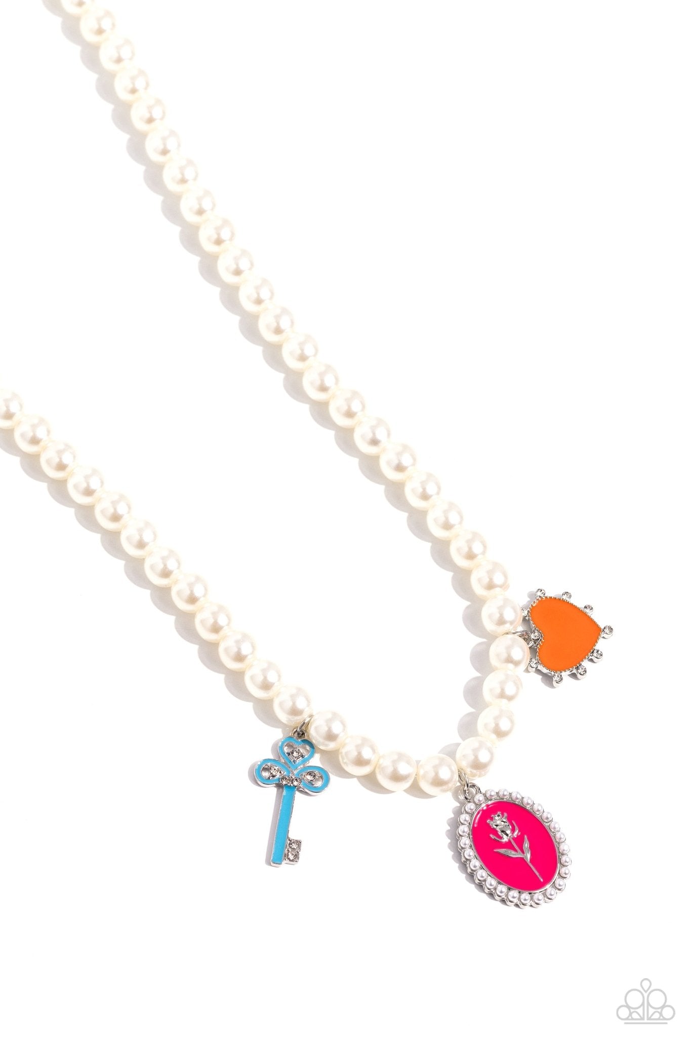 Charming Collision - Multi Necklace - Paparazzi Accessories - Alies Bling Bar