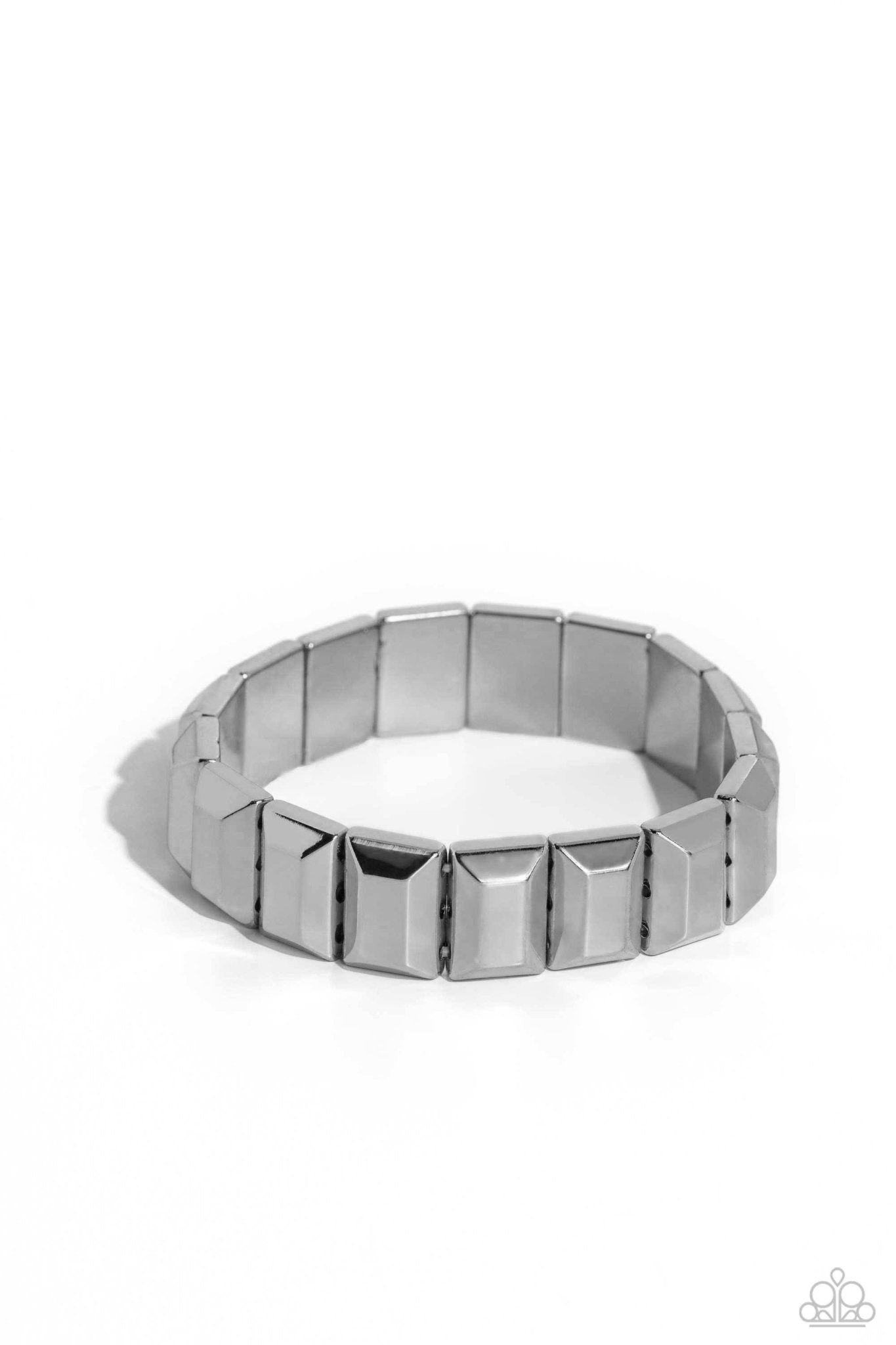 Chunky Champion - Silver Bracelet - Paparazzi Accessories - Alies Bling Bar