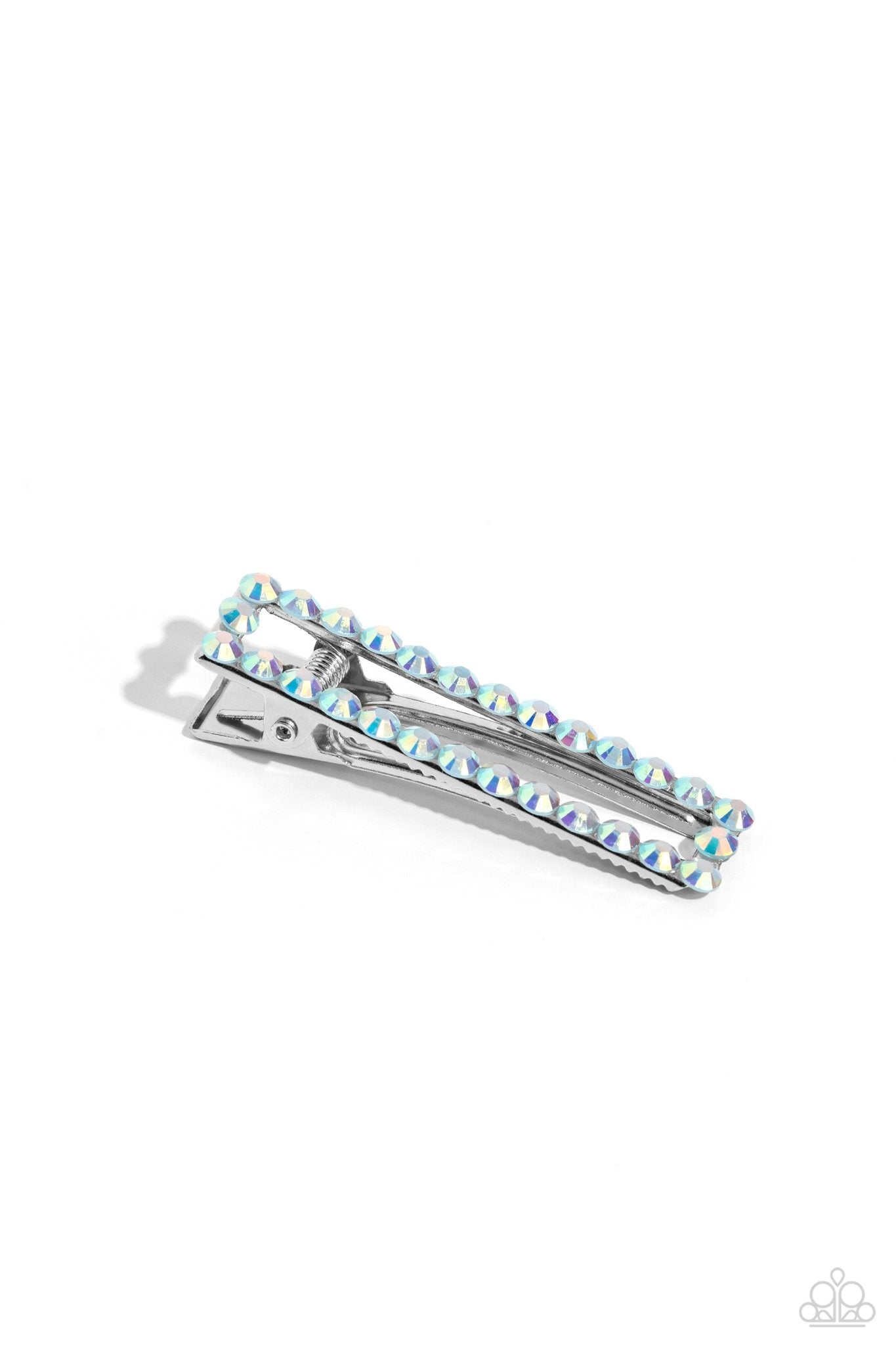 Clip Clique - Blue Hair Clip - Paparazzi Accessories - Alies Bling Bar