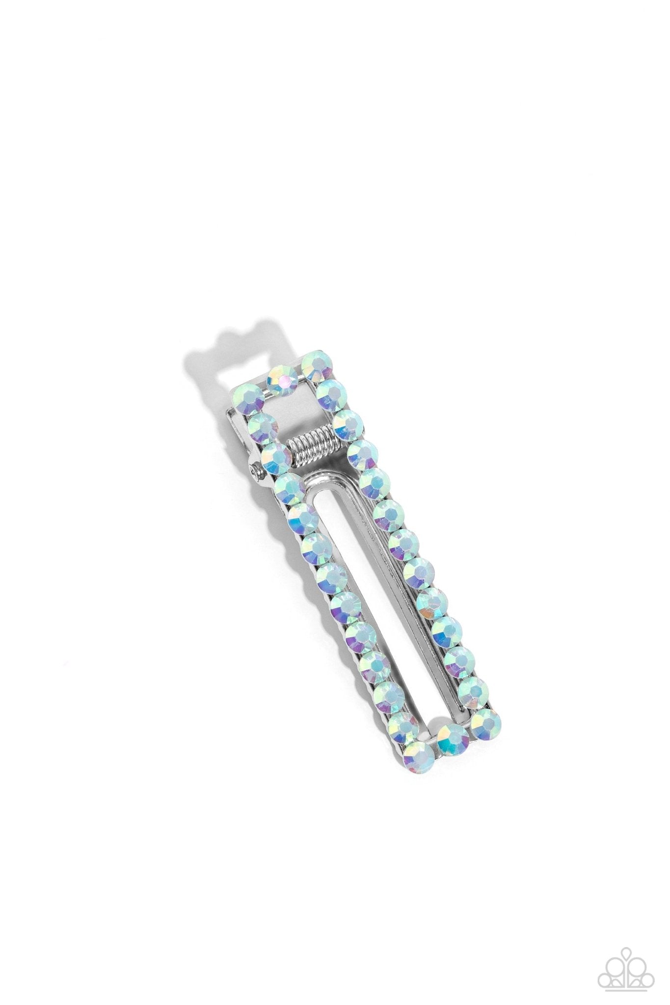 Clip Clique - Blue Hair Clip - Paparazzi Accessories - Alies Bling Bar