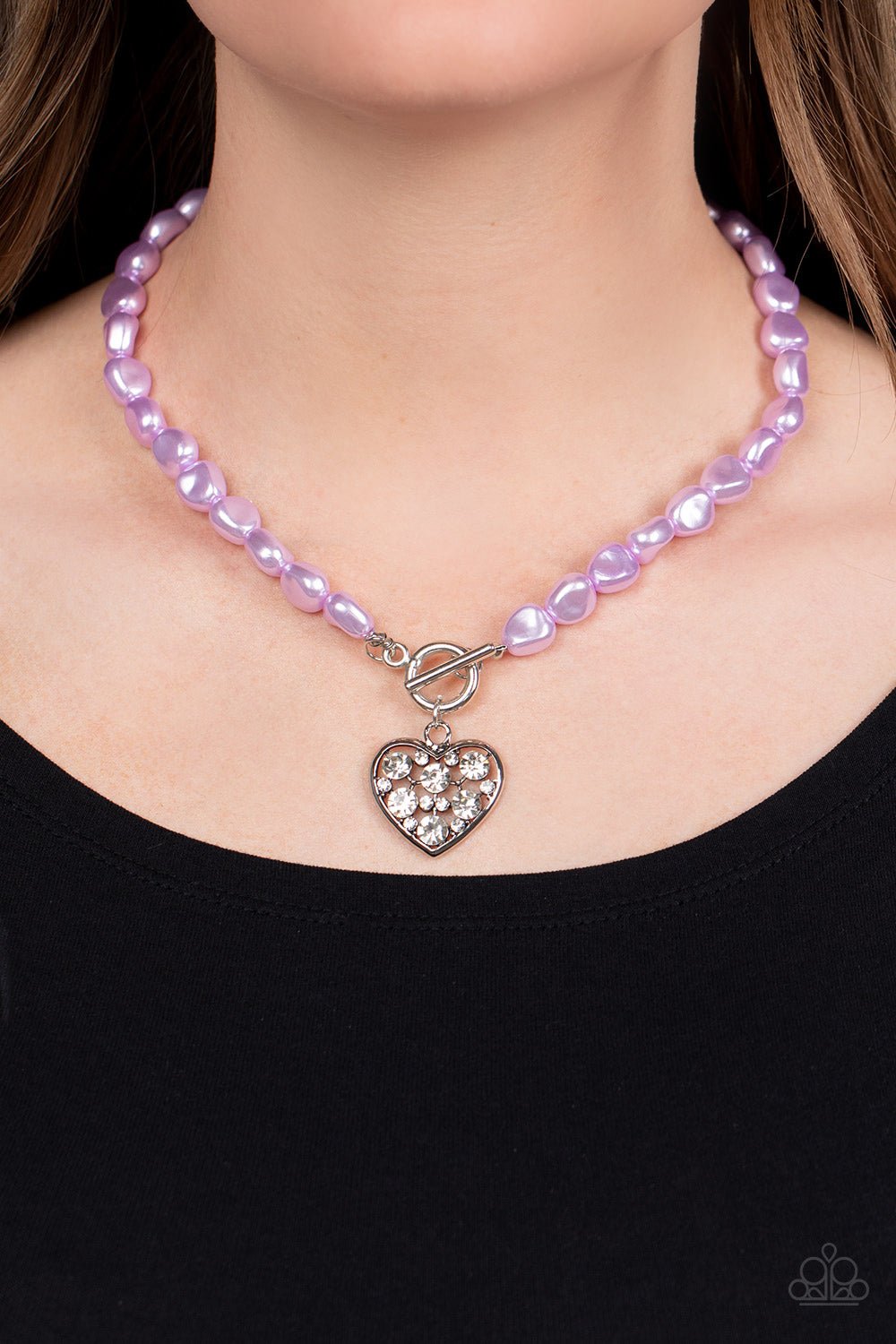 Color Me Smitten - Purple Necklace - Paparazzi Accessories - Alies Bling Bar