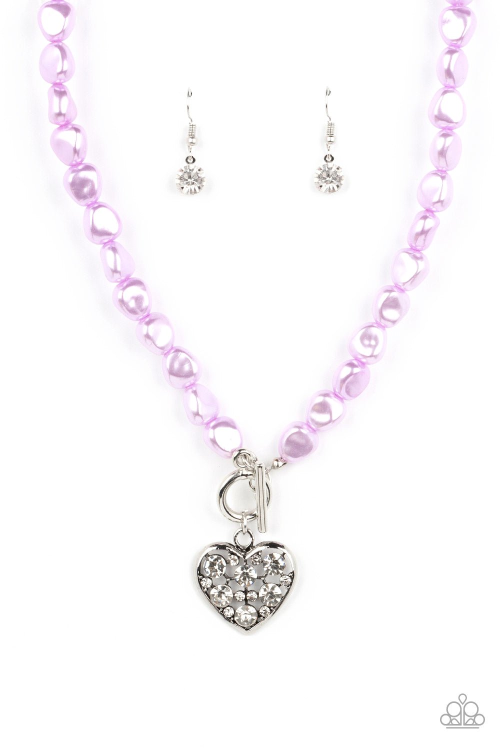 Color Me Smitten - Purple Necklace - Paparazzi Accessories - Alies Bling Bar