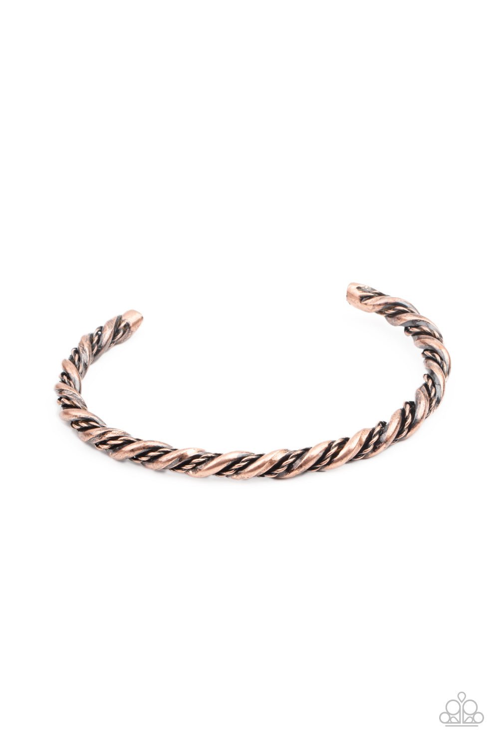 Combat Ready - Copper Bracelet - Paparazzi Accessories - Alies Bling Bar